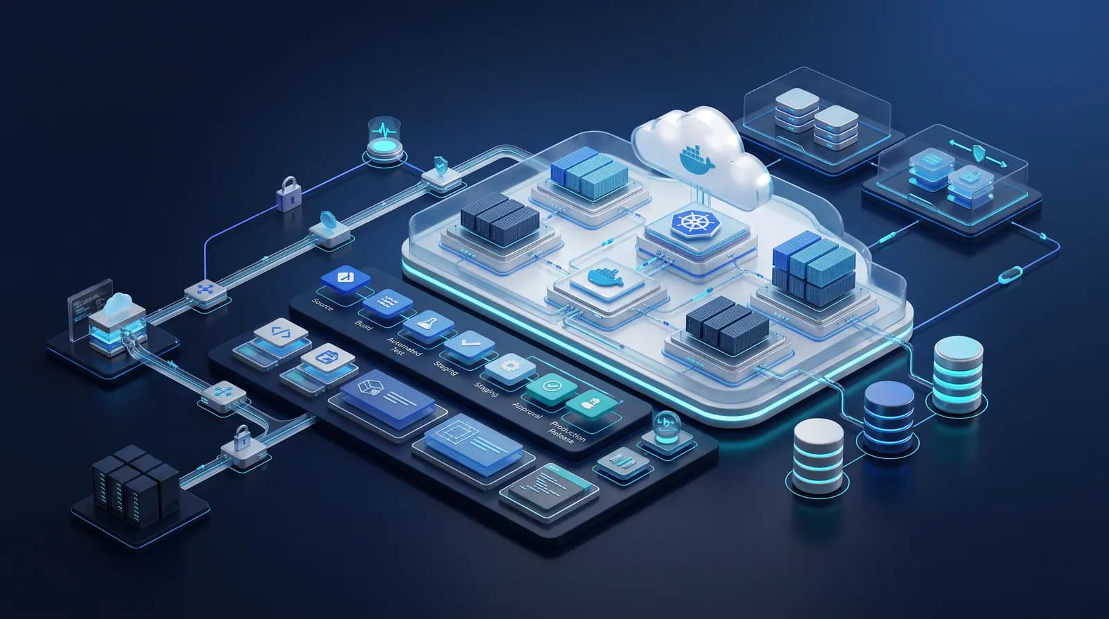 Cloud infrastructure and deployment workflow modules